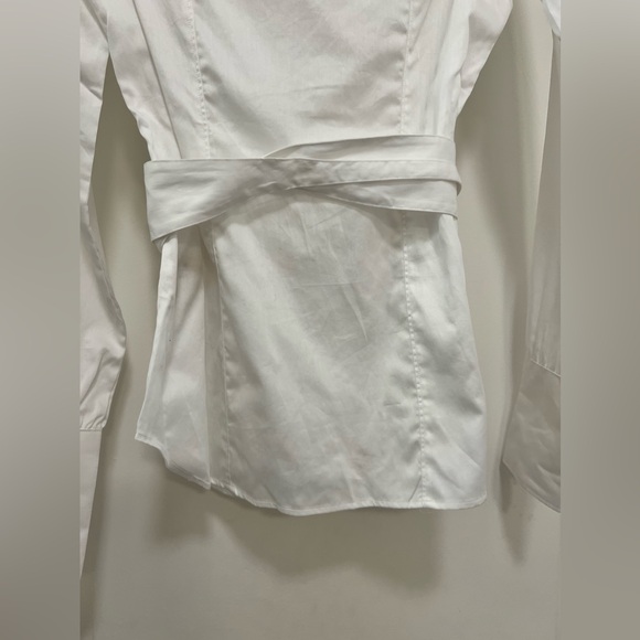 NWT RARE Lita by Ciara Cutout Button Down Top with Obi Style Belt - Picture 8 of 14